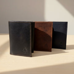Greenwood Leather Men’s Tri-Fold RFID Wallet-12