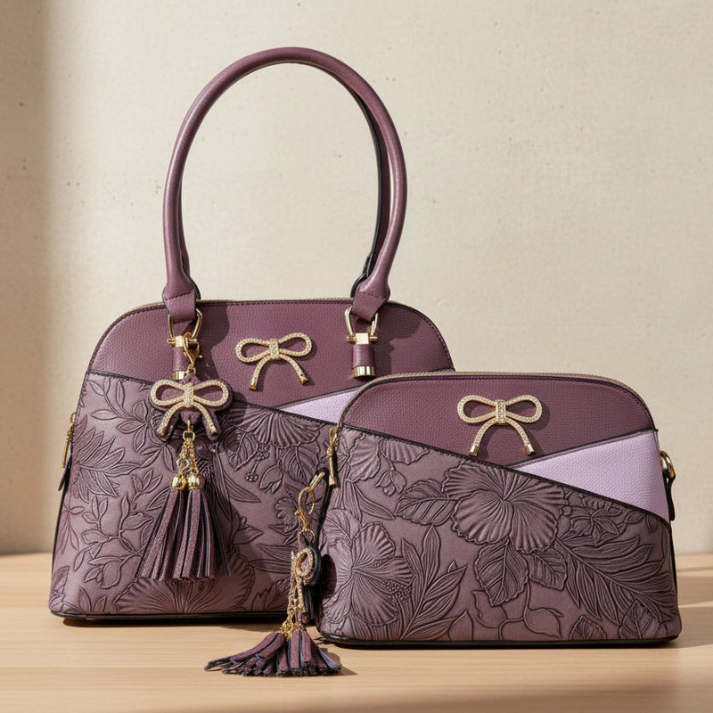 Temptation Italy Faux Leather Small Crossbody Bag with Floral Design-3