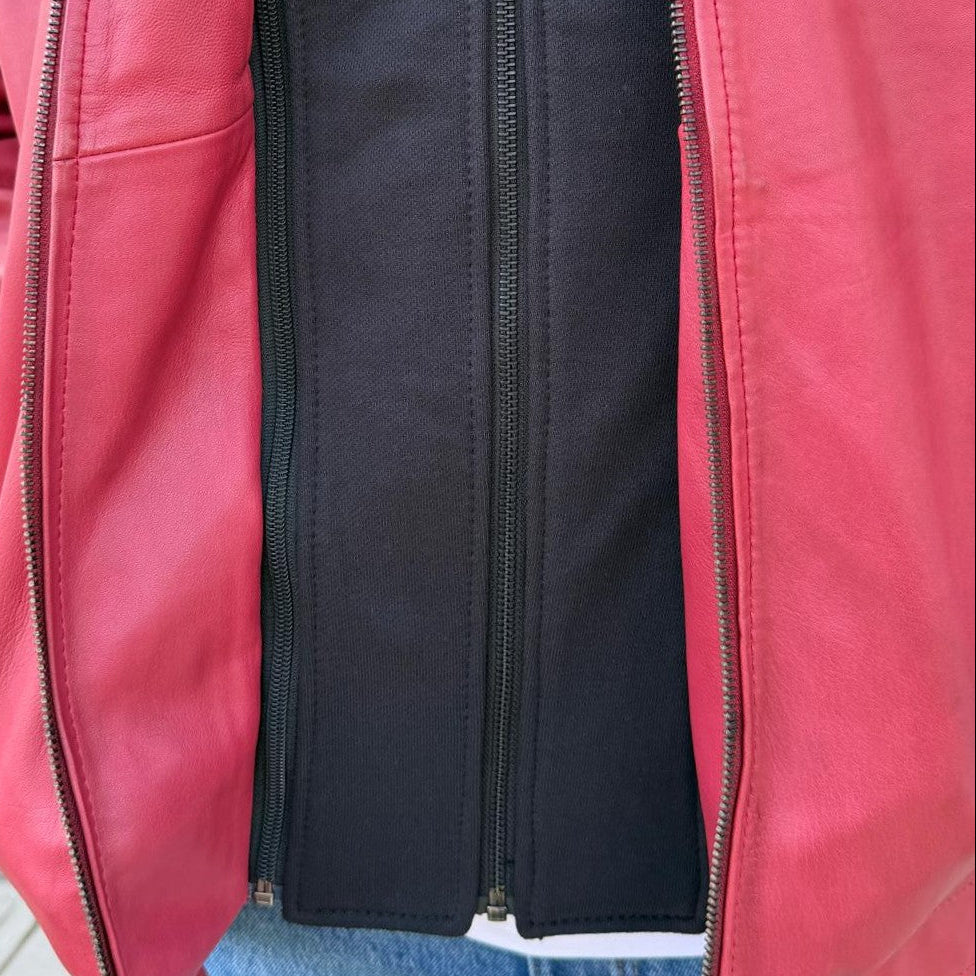 BOL Mens Alvin Lambskin Leather Jacket with Removable Hood-4