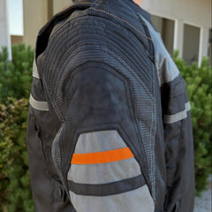 Open Road Men's Armored Textile Motorcycle Jacket-7