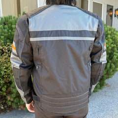 Open Road Men's Armored Textile Motorcycle Jacket-2