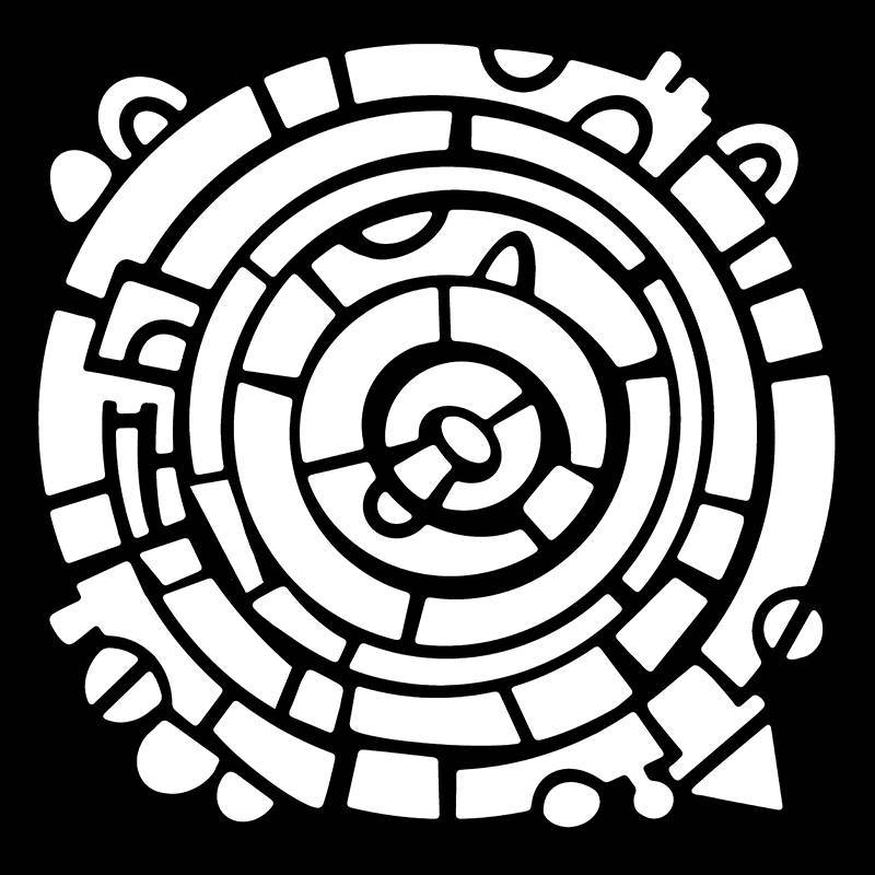 Woodware Wheel 6 in x 6 in Stencil-1