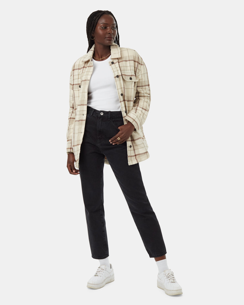 Kapok Flannel Insulated Jacket-3