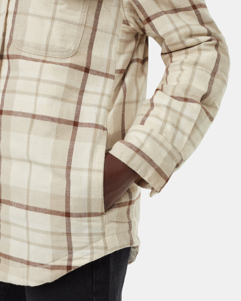 Kapok Flannel Insulated Jacket-6