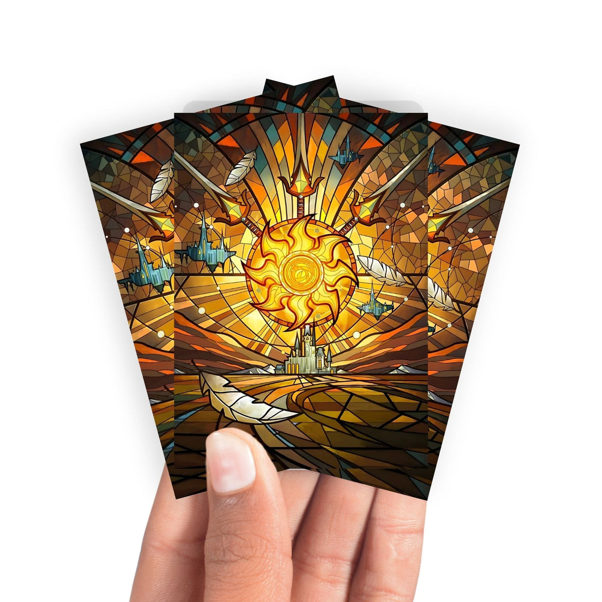 White Mana Card Sleeves-3
