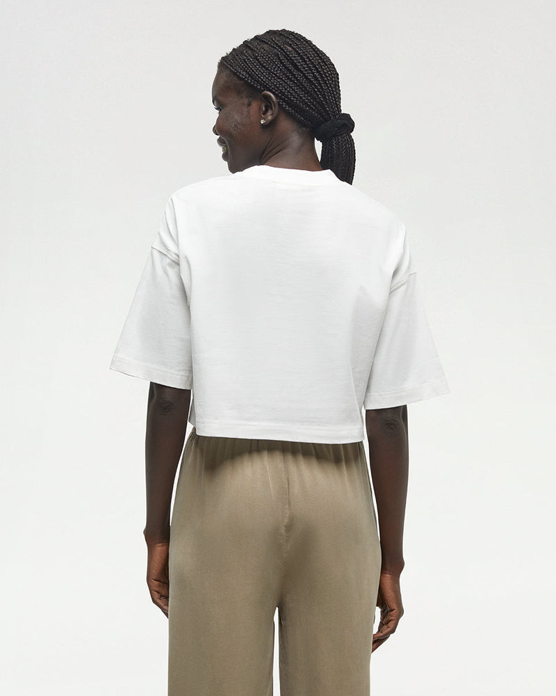 Emerald Edge Oversized Crop T-Shirt-3