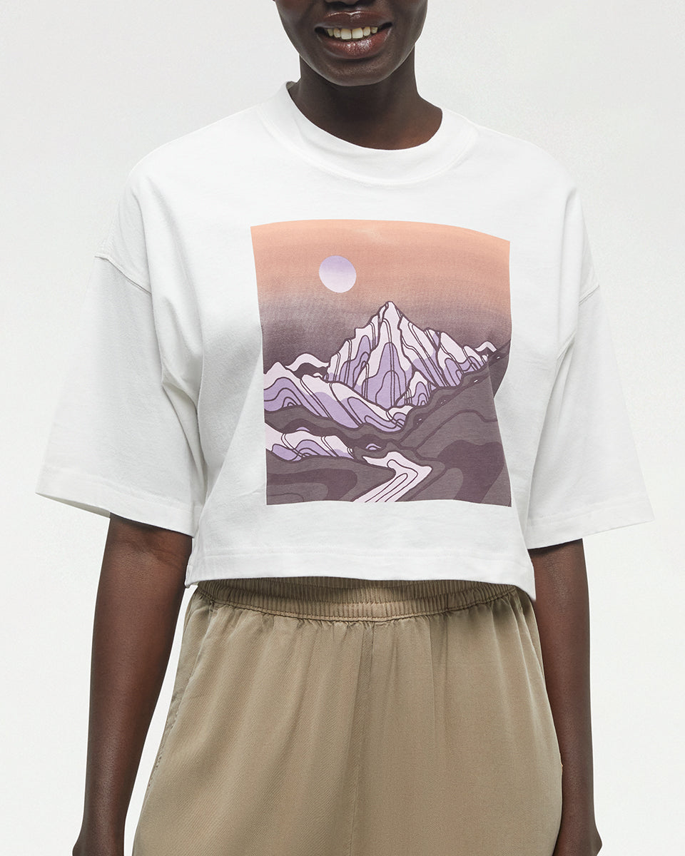 Emerald Edge Oversized Crop T-Shirt-4
