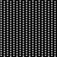 White in Black Paw Prints Adhesive Vinyl-1