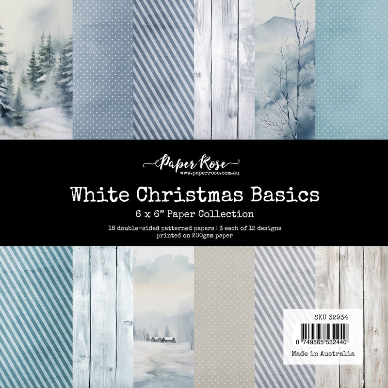 White Christmas Basics 6x6 Paper Collection 32934-1