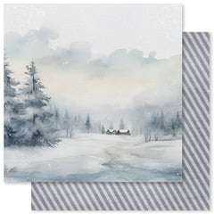 White Christmas Basics E 12x12 Paper (12pc Bulk Pack) 32928-1