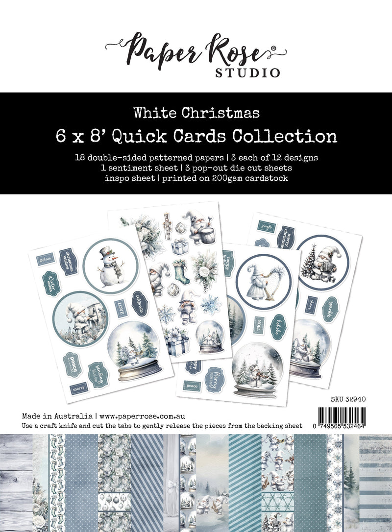 White Christmas 6x8" Quick Cards Collection 32940-1