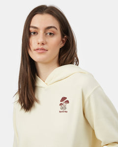 Mushroom Embroidery Hoodie-4