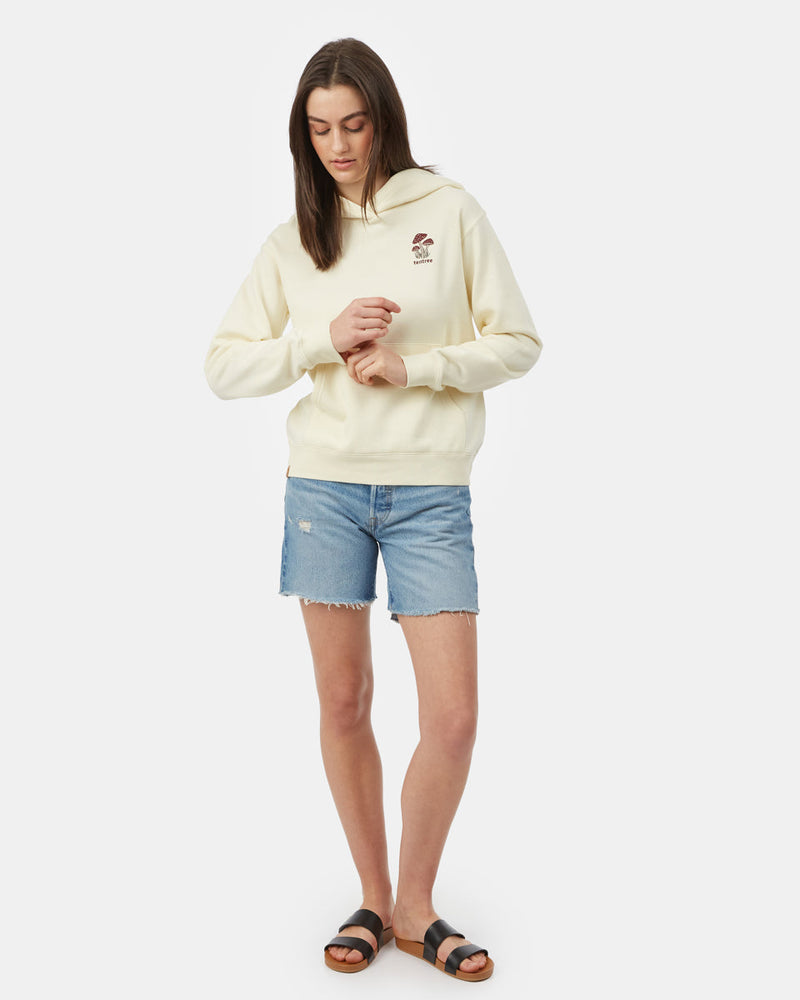 Mushroom Embroidery Hoodie-1