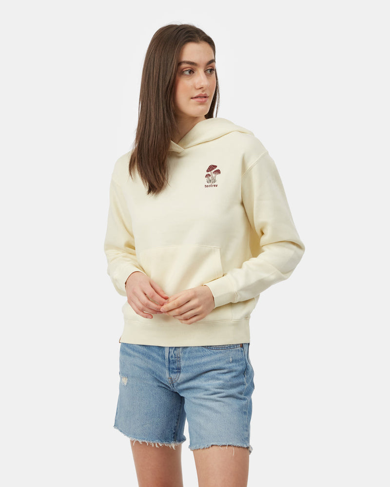 Mushroom Embroidery Hoodie-2