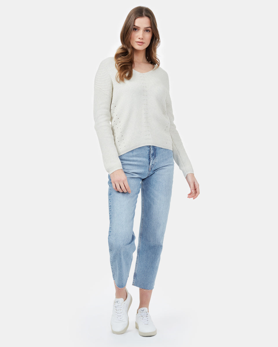 Highline Cotton Light V-Neck Sweater-2