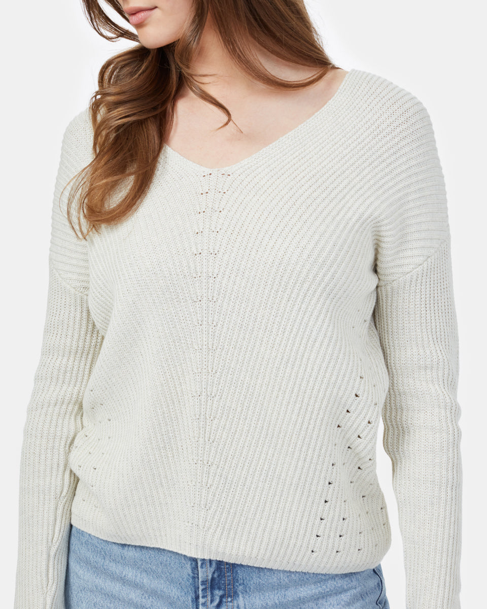 Highline Cotton Light V-Neck Sweater-4