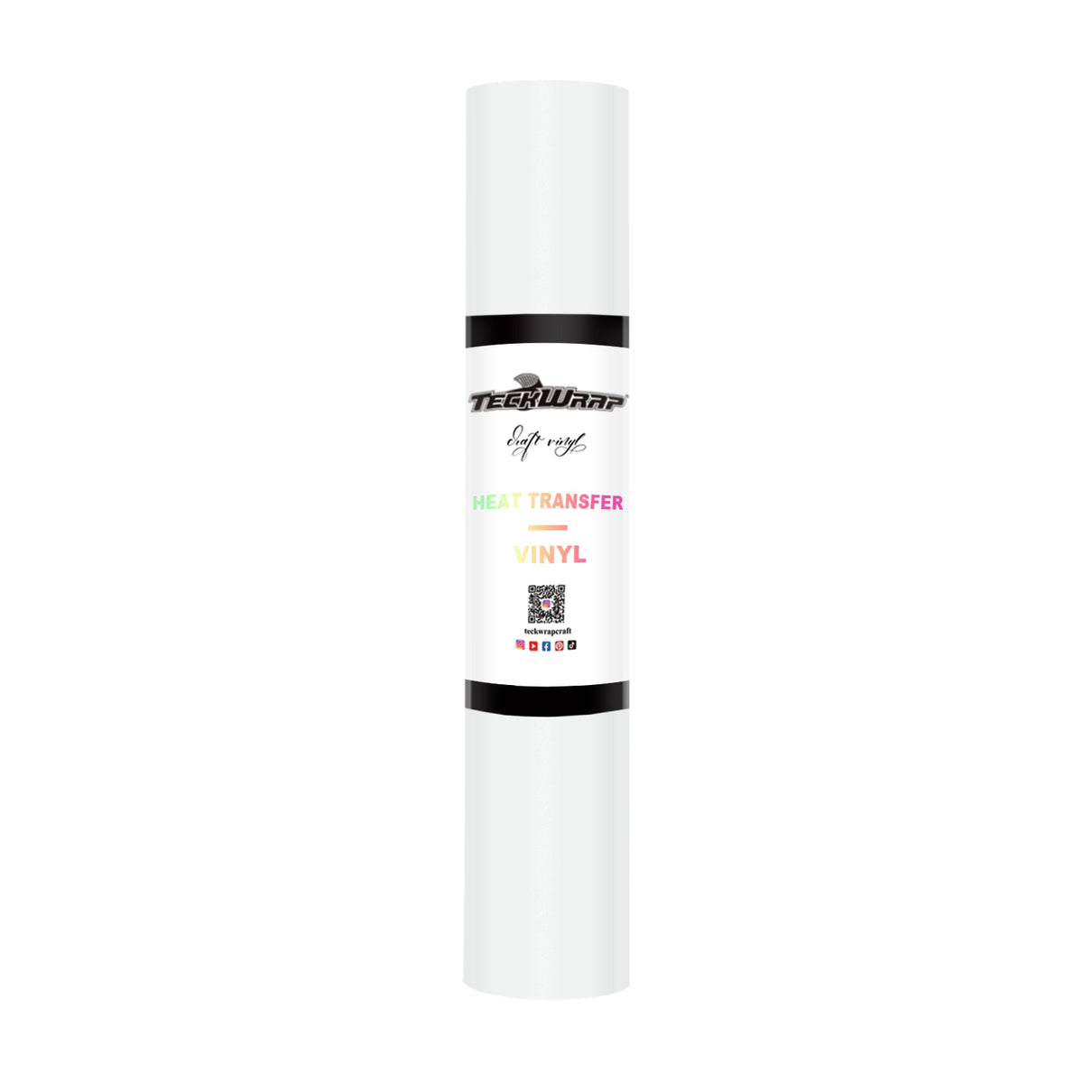 Teckwrap PU Heat Transfer Vinyl - White | Durable & Easy-to-Use for All Purposes!-1