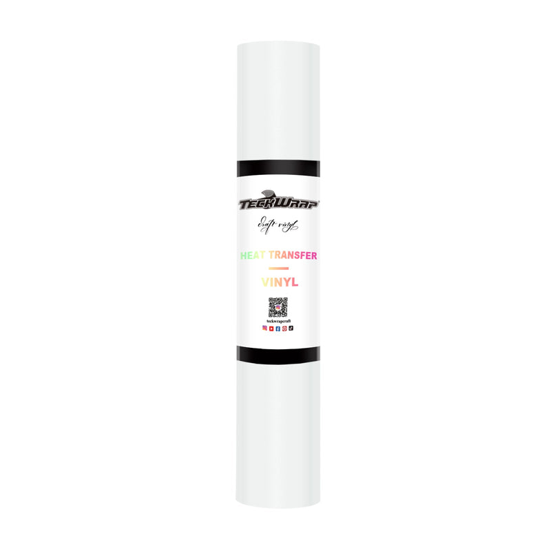 Teckwrap PU Heat Transfer Vinyl - White | Durable & Easy-to-Use for All Purposes!-1
