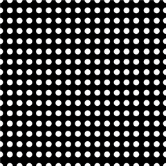 White Polka Dots Black Background Adhesive Vinyl-1