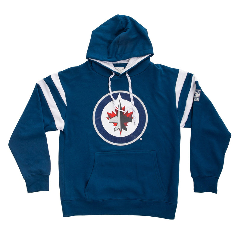 Winnipeg Jets Varsity Retro Style Hoodie-1