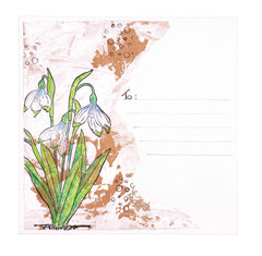 SL Clear Stamp Snowdrops Winter Garden 105x148x3mm 1 PC nr. 158-3