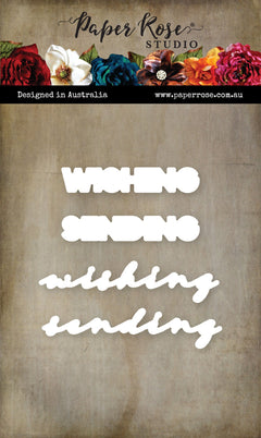 Wishing & Sending Sentiments Metal Die 34398-1