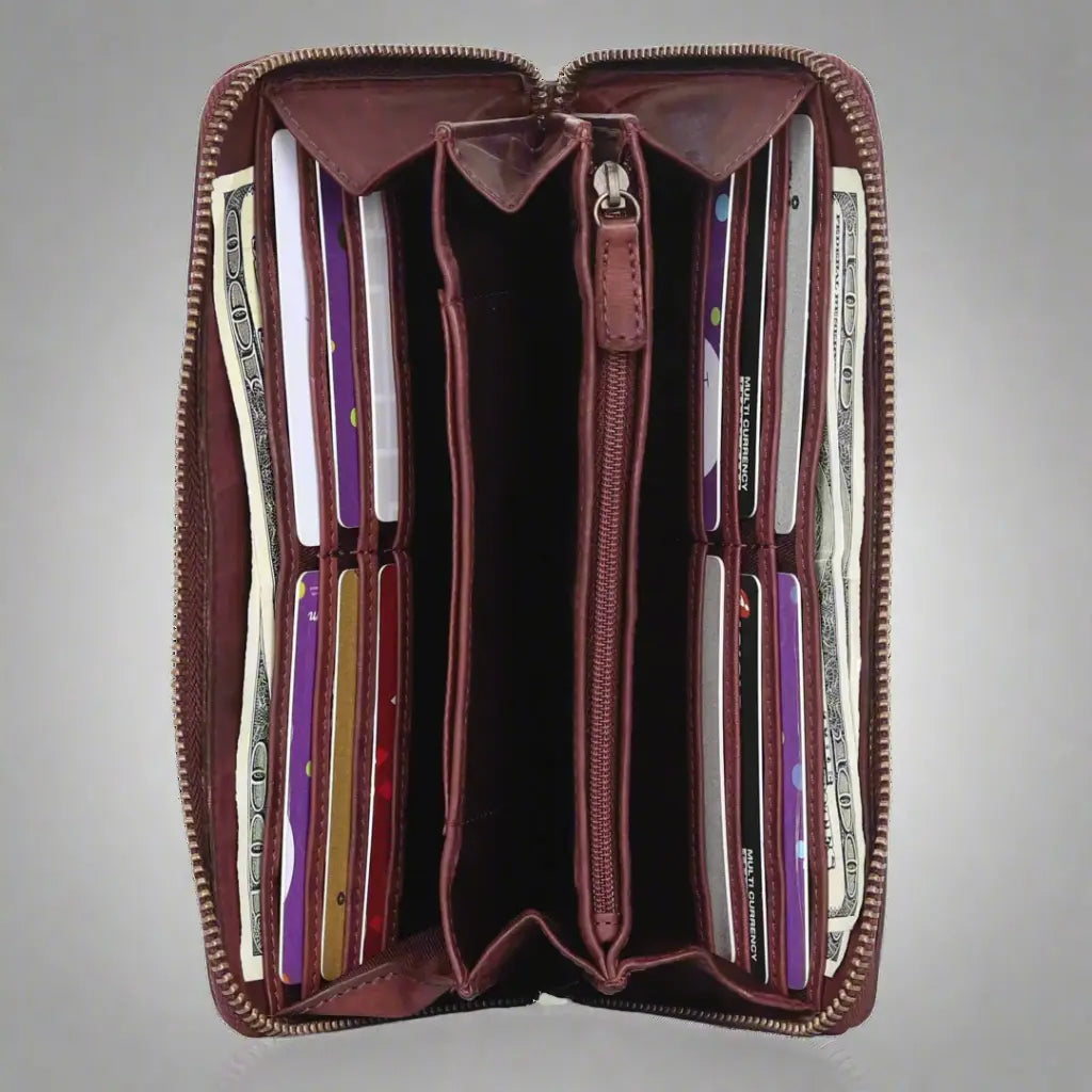 MET Women's Zip Around Wallet-3