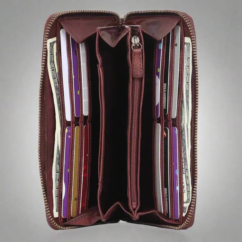 MET Women's Zip Around Wallet-3