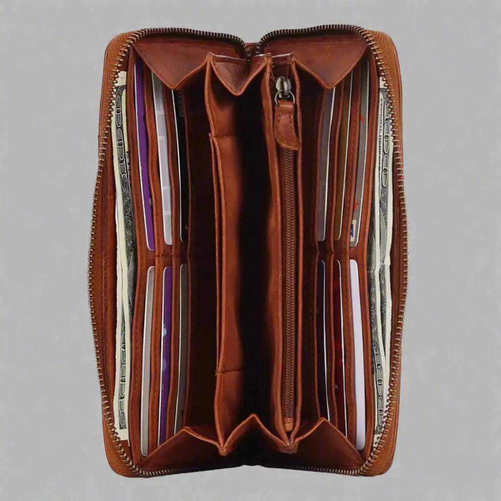 MET Women's Zip Around Wallet-6