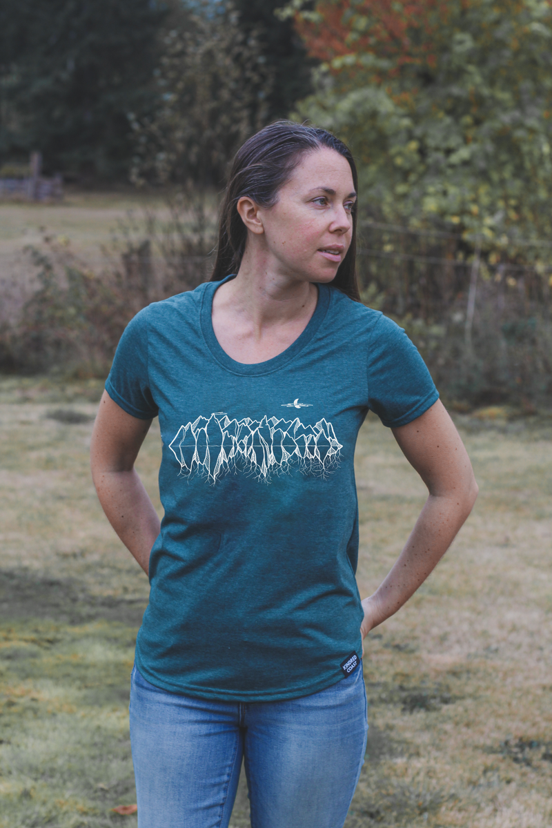 MOUNTAIN ROOTS - Womens Eco Tee-2