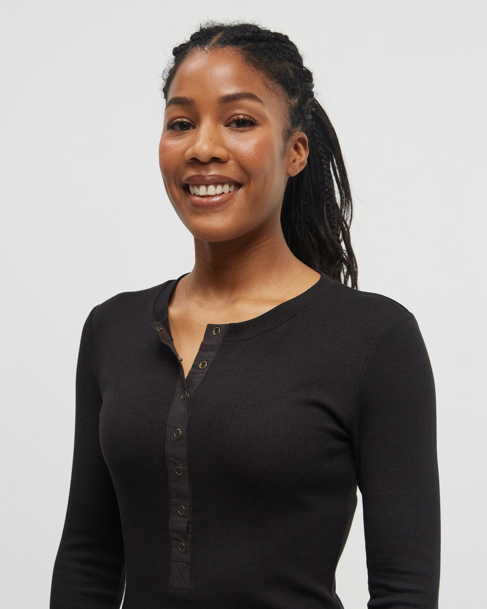 Rib Snap Placket Henley-4