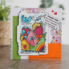 Woodware Clear Singles Additions 4 in x 6 in Stamp-4