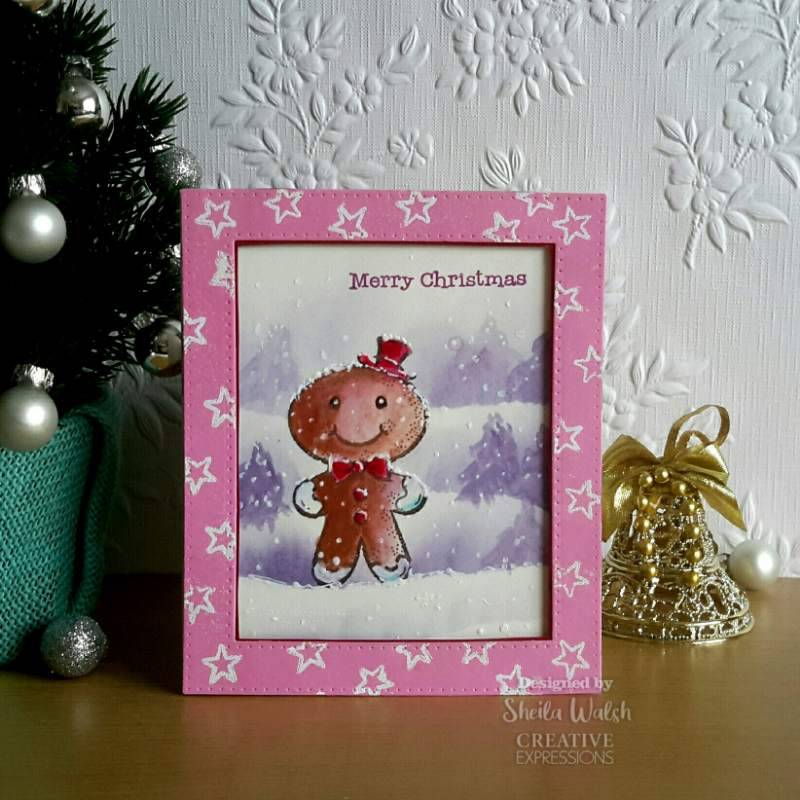 Woodware Clear Singles Gingerbread Man 3 in x 4 in Stamp-2