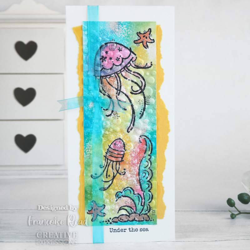 Woodware Clear Singles Under The Sea 4 in x 6 in Stamp-4