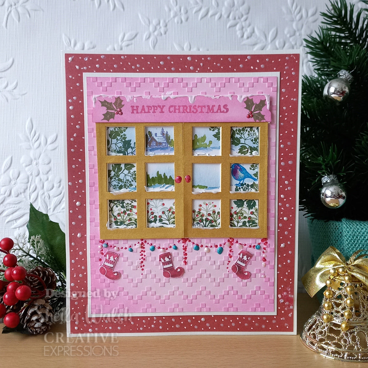 Woodware Clear Singles Big Bubble - Large Topper 4 in x 6 in Stamp-9