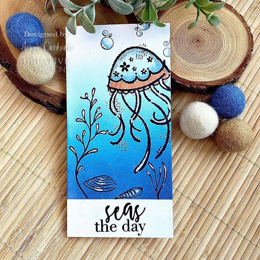 Woodware Clear Singles Under The Sea 4 in x 6 in Stamp-3