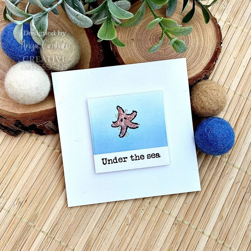 Woodware Clear Singles Under The Sea 4 in x 6 in Stamp-6