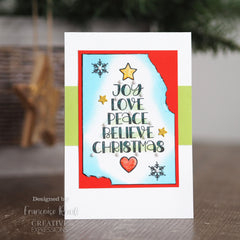 Woodware Clear Singles Word Tree 3.8 in x 2.6 in Stamp-2