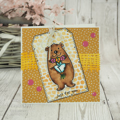 Woodware Pebble Dash 6 in x 6 in Stencil-2