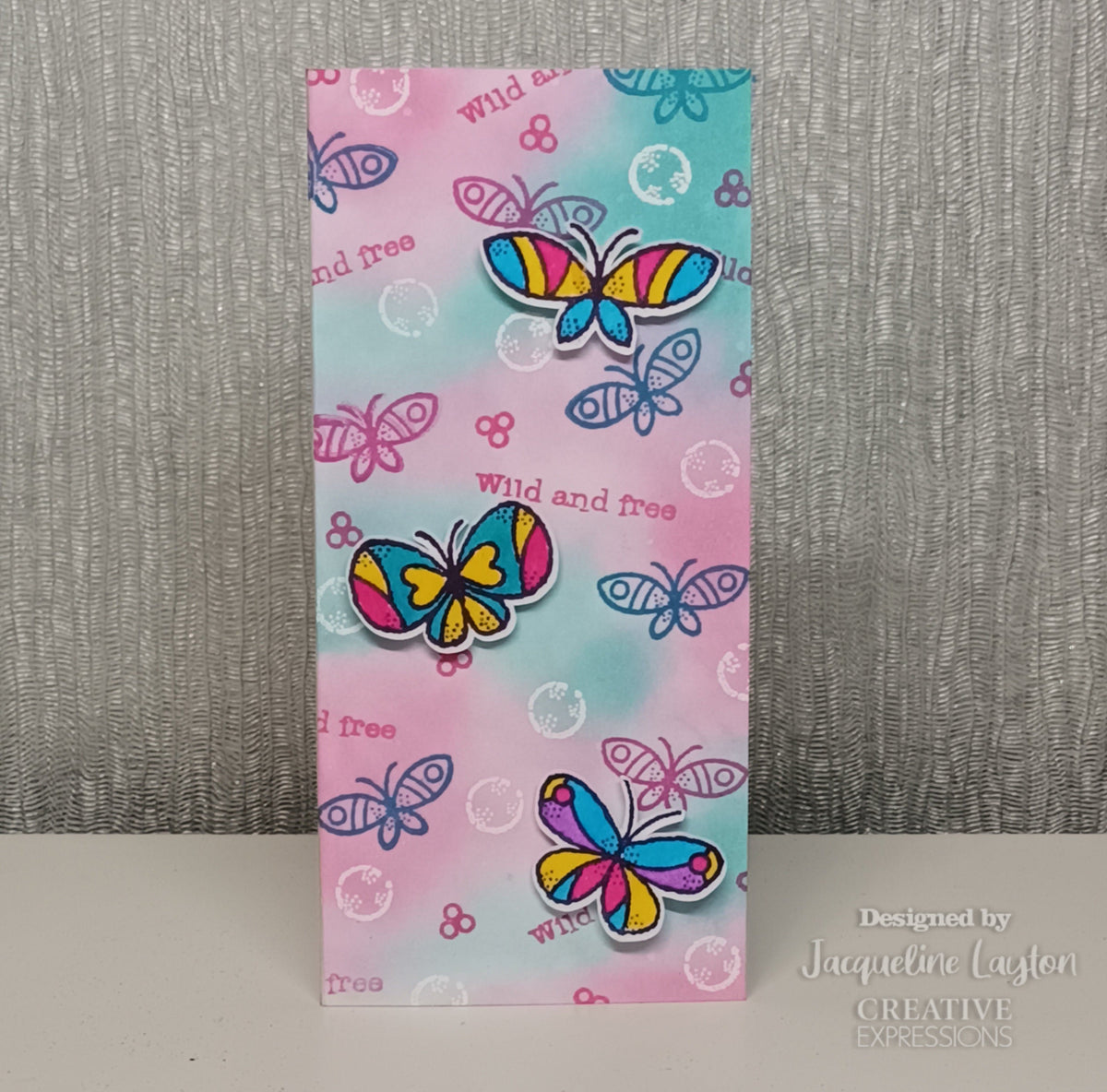 Woodware Clear Singles Ladybird Dream 4 in x 6 in Stamp-4