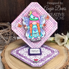 Woodware Clear Singles Butterfly Norma 4 in x 6 in Stamp Set-4