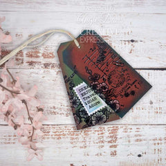 Woodware Clear Singles Hollyhocks 4 in x 6 in Stamp Set-15