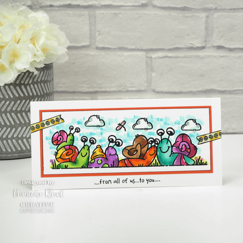 Woodware Clear Singles Scrap Washi 4 in x 6 in Stamp-8