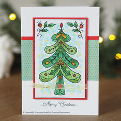 Nordic Tree 4 in x 6 in Stamp-2