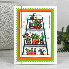 Woodware Clear Singles Indoor Garden 4 in x 6 in Stamp-4