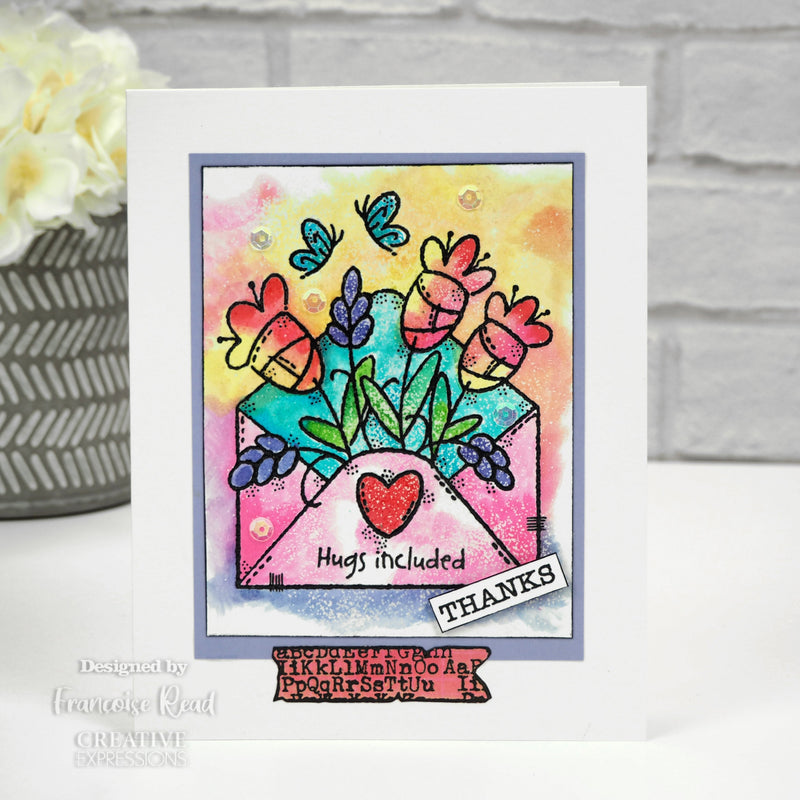 Woodware Clear Singles Scrap Washi 4 in x 6 in Stamp-11
