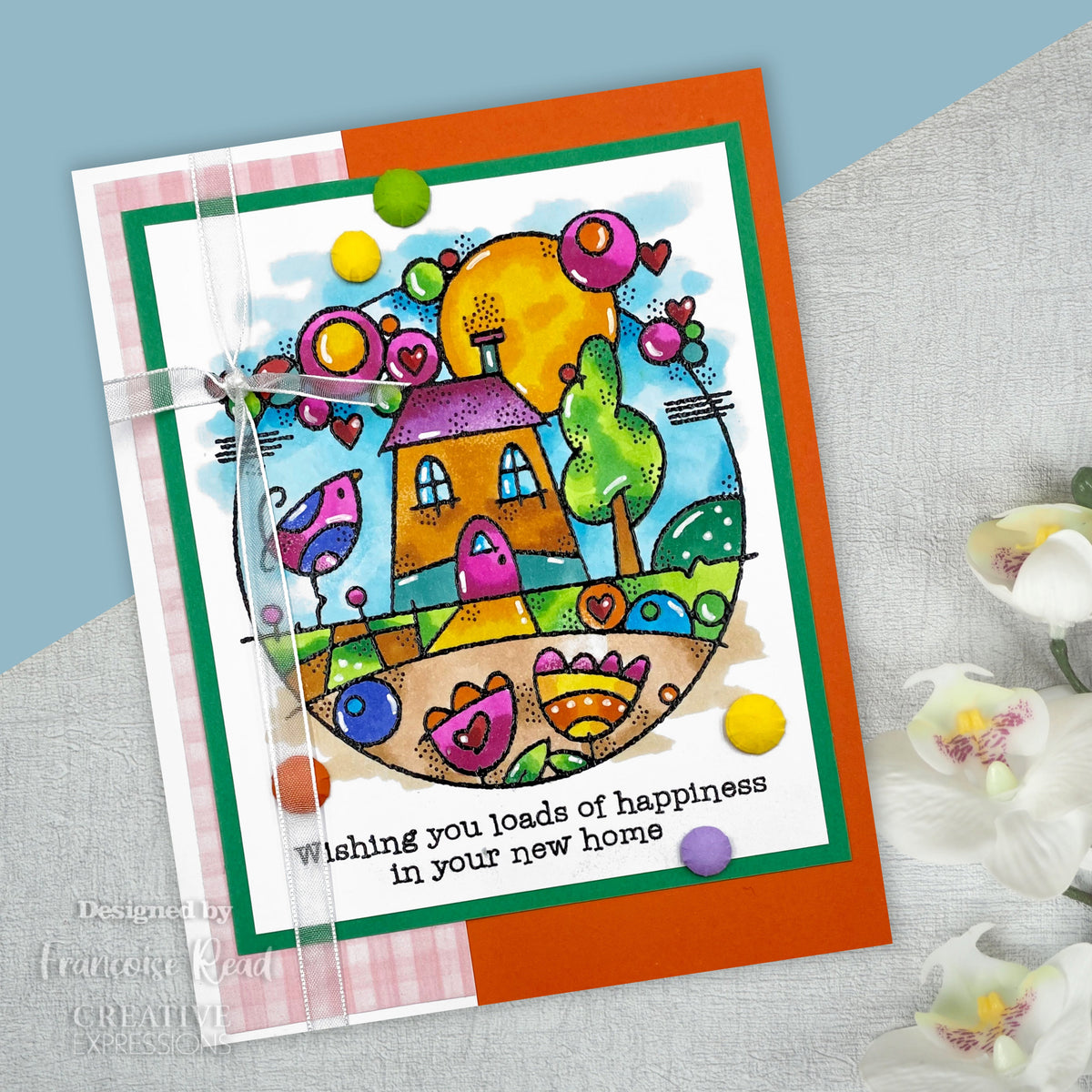 Woodware Clear Singles Dream Home 4 in x 6 in Stamp-2