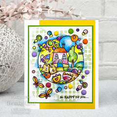 Woodware Clear Singles Dream Home 4 in x 6 in Stamp-3