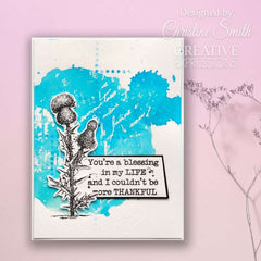 Woodware Clear Singles Flying Birds 4 in x 6 in Stamp Set-3