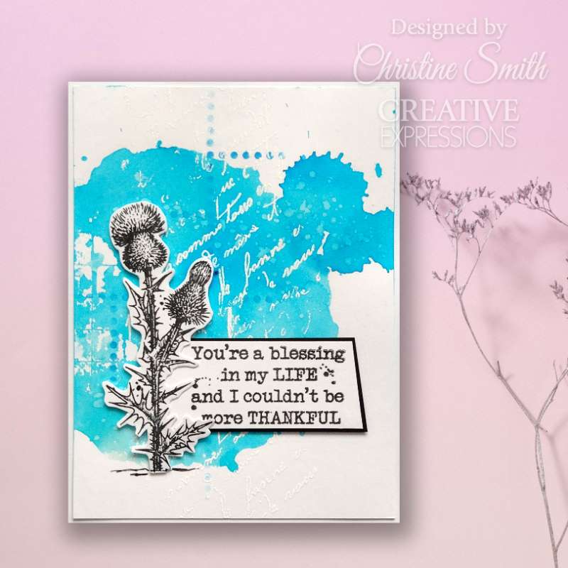 Woodware Clear Singles Flying Birds 4 in x 6 in Stamp Set-3